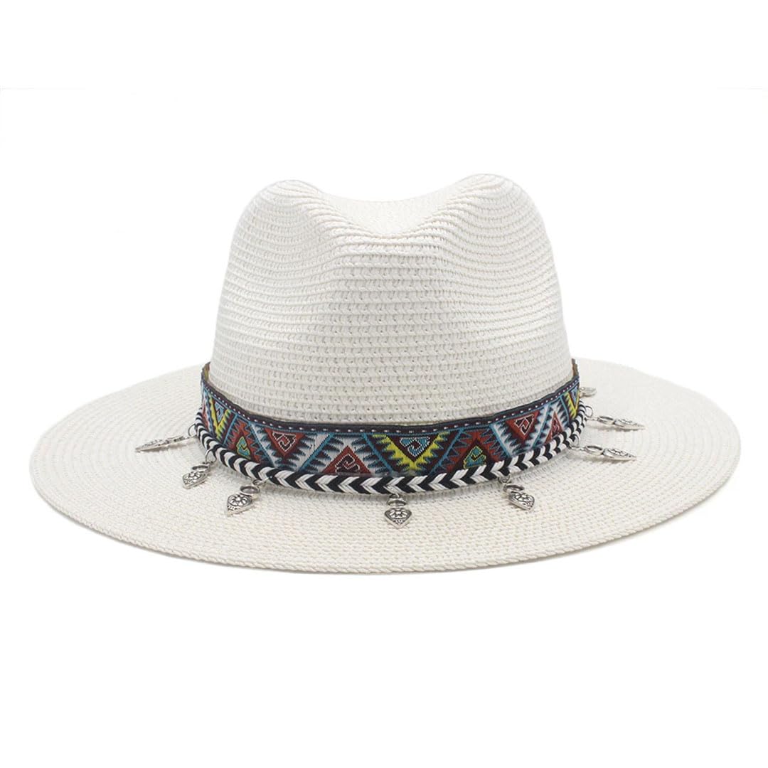 Cappelli da sole unisex in paglia morbida a tesa larga cappelli da spiaggia Fedora da viaggio Panama