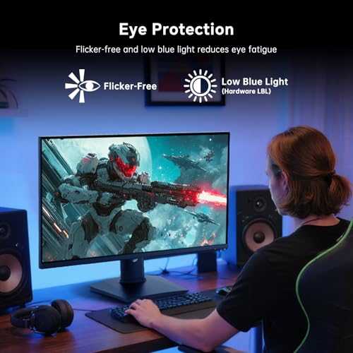 Image of KTC 27 Inch Gaming Monitor 240Hz, FHD 1080p Fast IPS Computer Monitor with Adaptive Sync, HDR, Height Pivot Tilt Adjustable, Vesa Mount, HDMI /DP /USB, H27F7