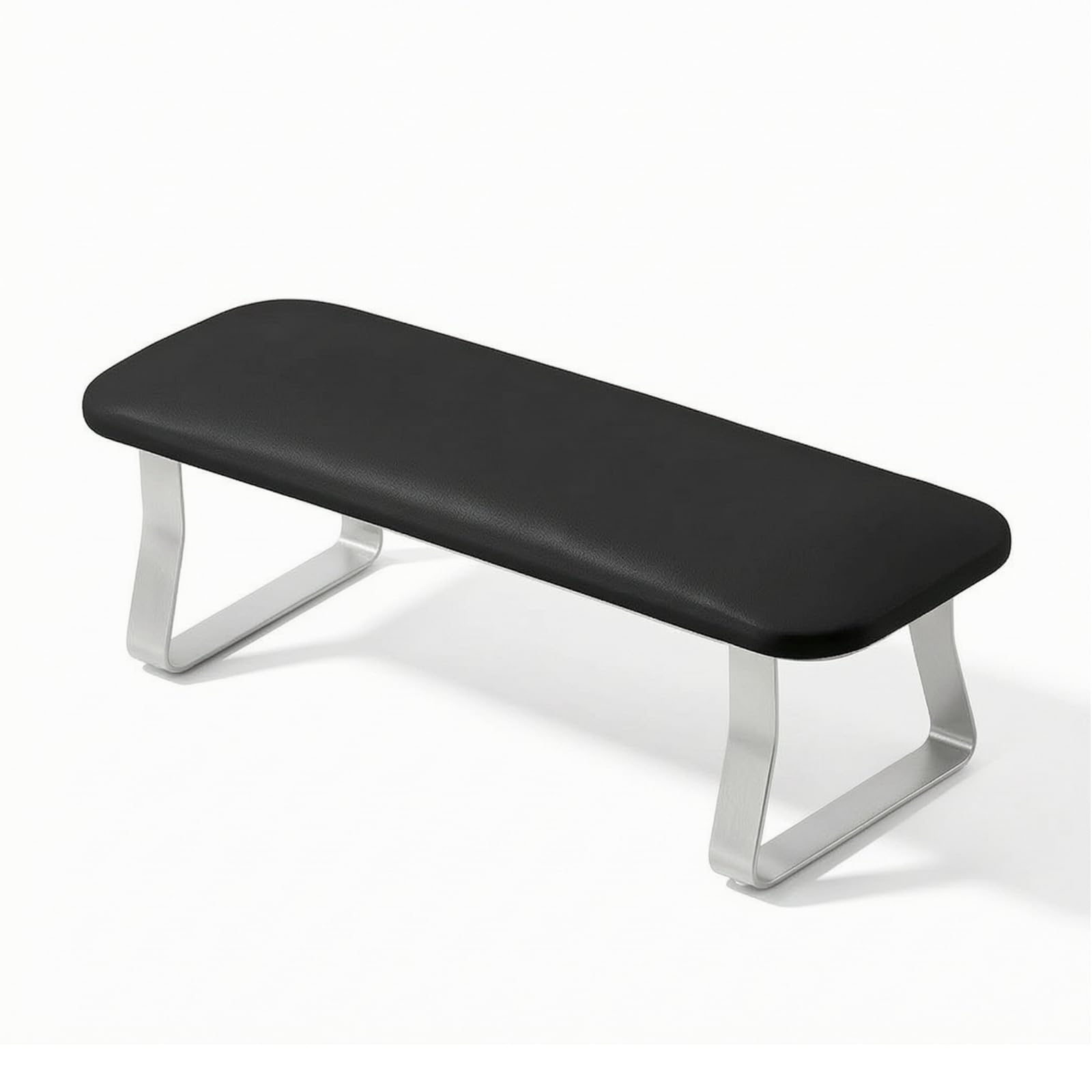 Amagogo Cuscino Pieghevole Poggiapolso Manicure Poggiabraccio Supporto Unghie Poggiapollice in Pelle PU Pulizia Rapida Struttura Acciaio Oscillazione Piano Imbottito Adatto a Estetista Banco Lavoro