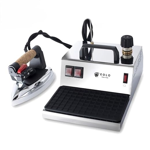 EOLO Centrale Vapeur GV01 INOX V4 Professionnelle Fer Repasser Para-Vapeur Chaudière En Cuivre Economie d’Energie Resistance Externe Anticalcaire Acier Inoxydable 5 Ans De Garantie Efficacité A ++