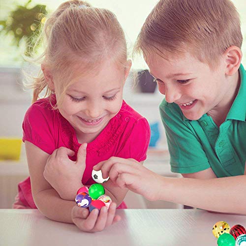 Bouncy Balls, 30 stuks Flummis springballen, verschillende kleurrijke 30 mm hoge bouncing ballen, feestzakvullers voor… - Image 6