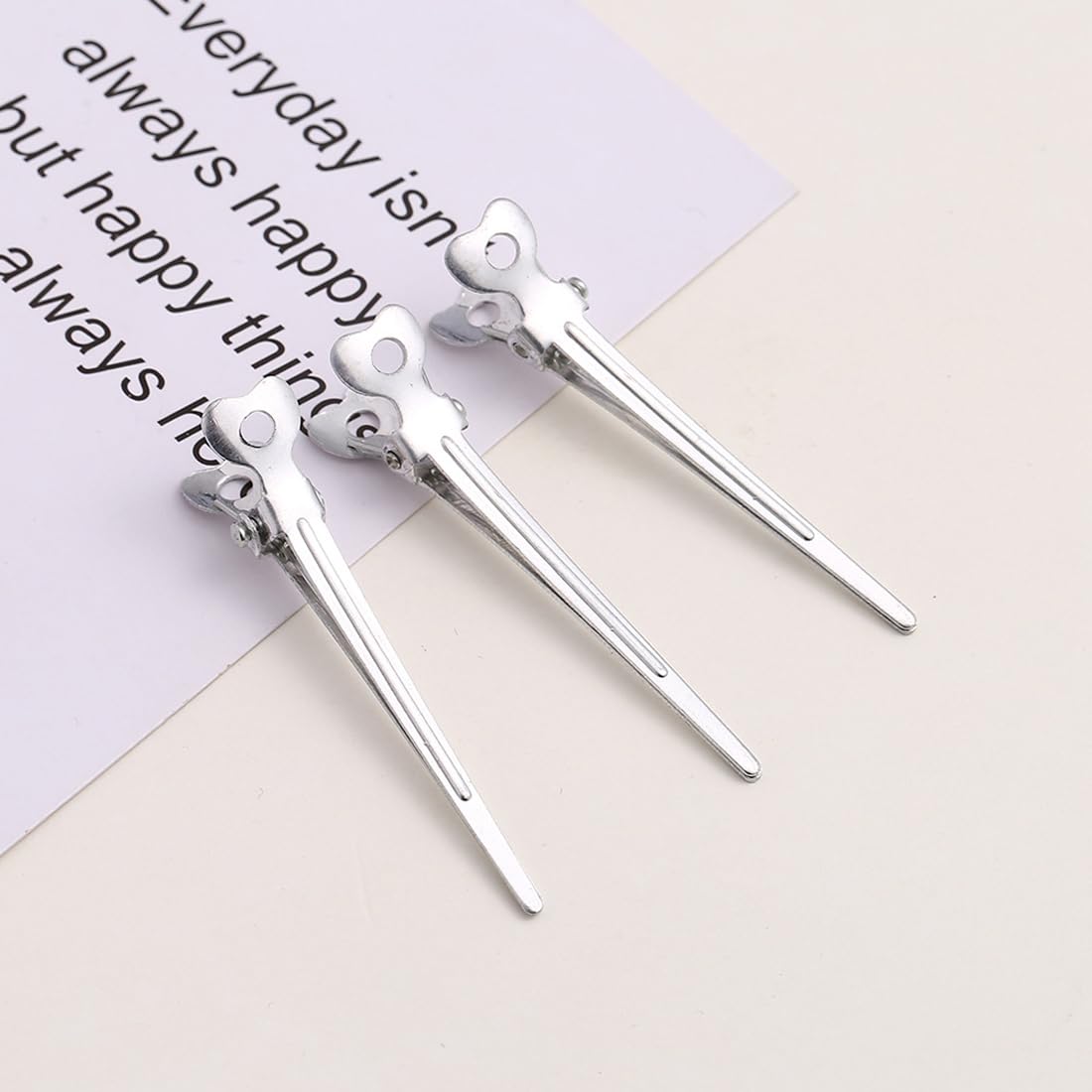 GXGM 40 pz Fermagli per capelli a becco d'anatra Clip per capelli in metallo pinze adatte allo styling dei capelli Mollette a becchi d'oca per acconciature Donna