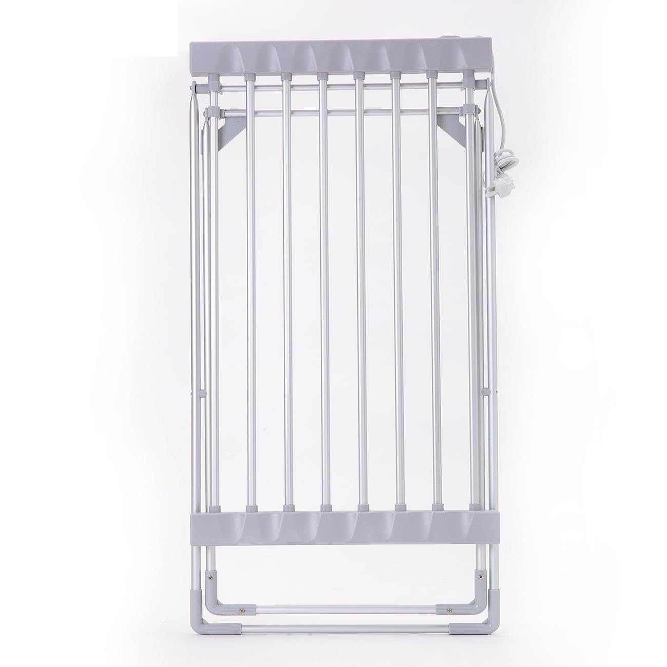 Herzberg HG8070-WHT, Elektro-Wäschetrockner, Schnelles Trocknen, Energieeinsparung, Leise, Kompakt, 8 Heizstäbe, Entfeuchtung, Antibakteriell, verwenden, 120W, Weiß