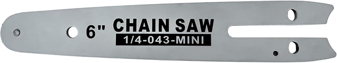 Chainsaw Chain Guide Plate 1pcs 6" Fit for 6" Manual Loader Mini Chainsaw Chainsaw Chainsaw Chain Guide Plate Wood Trim Garden Saw (6in-GP)