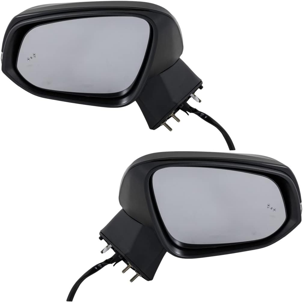 For Toyota RAV4 Door Mirror 2019 2020 2021 2022 Driver Side | Power | Heated | w/Blind Spot Detection | w/Signal Light | Paint To Match | Replacement For TO1320384 | 87940-0R271-G0