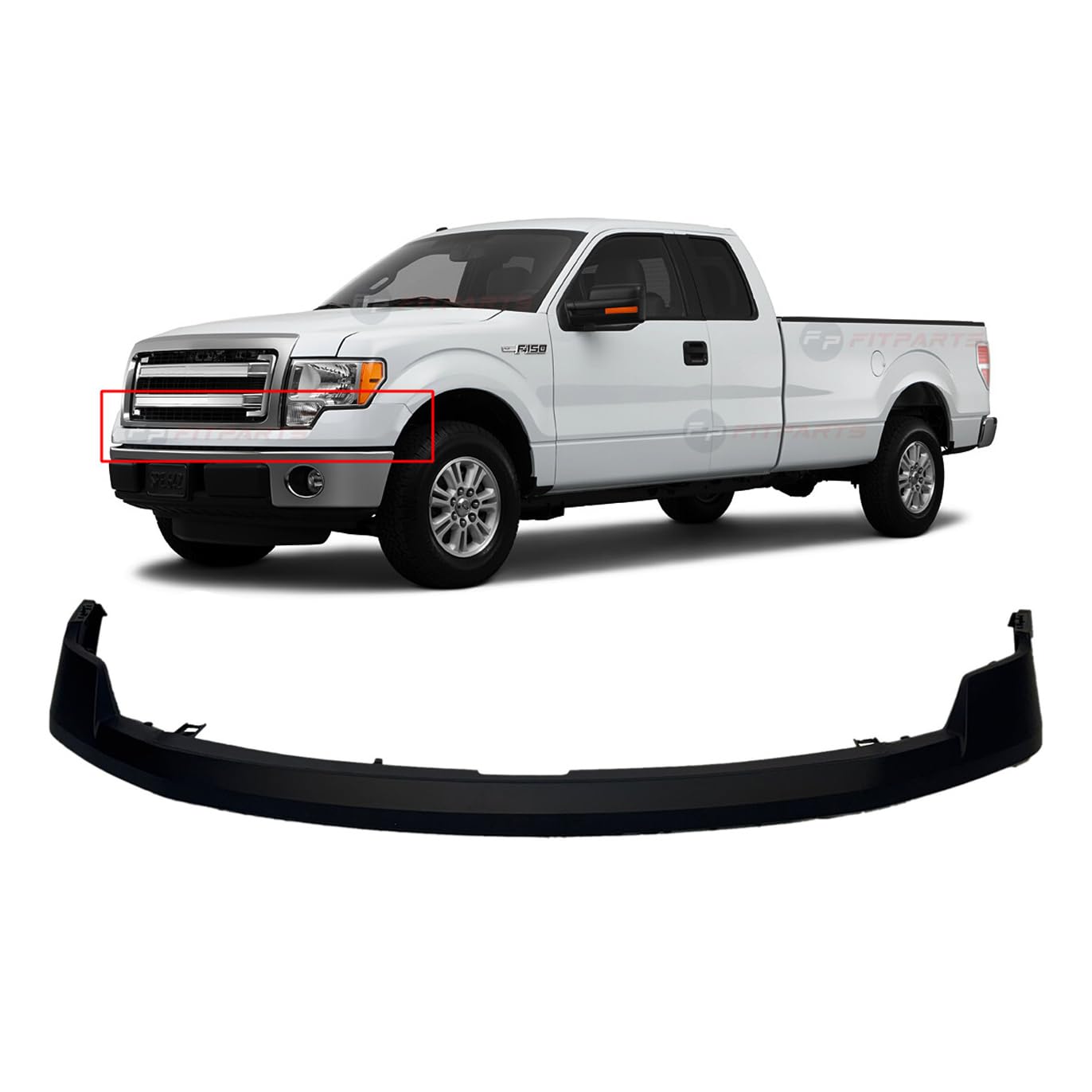Amazon.com: FitParts Compatible With Front Upper Bumper Cover Ford