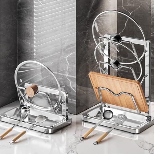 Support de rangement ultra résistant pour casseroles et poêles à poser - 5