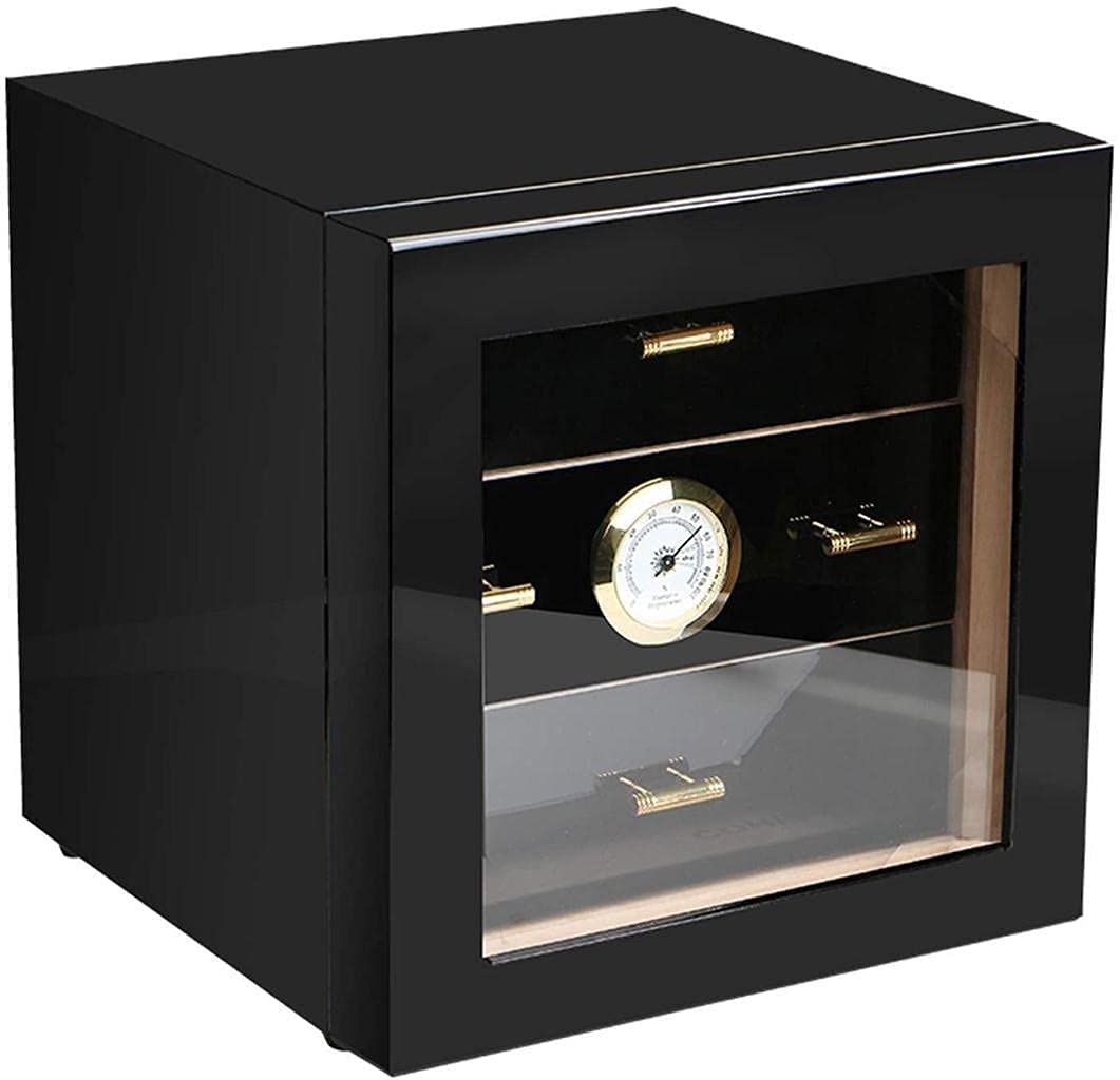Amazon.co.jp: 湿度計と加湿器付きシガーキャビネットヒュミドール、3