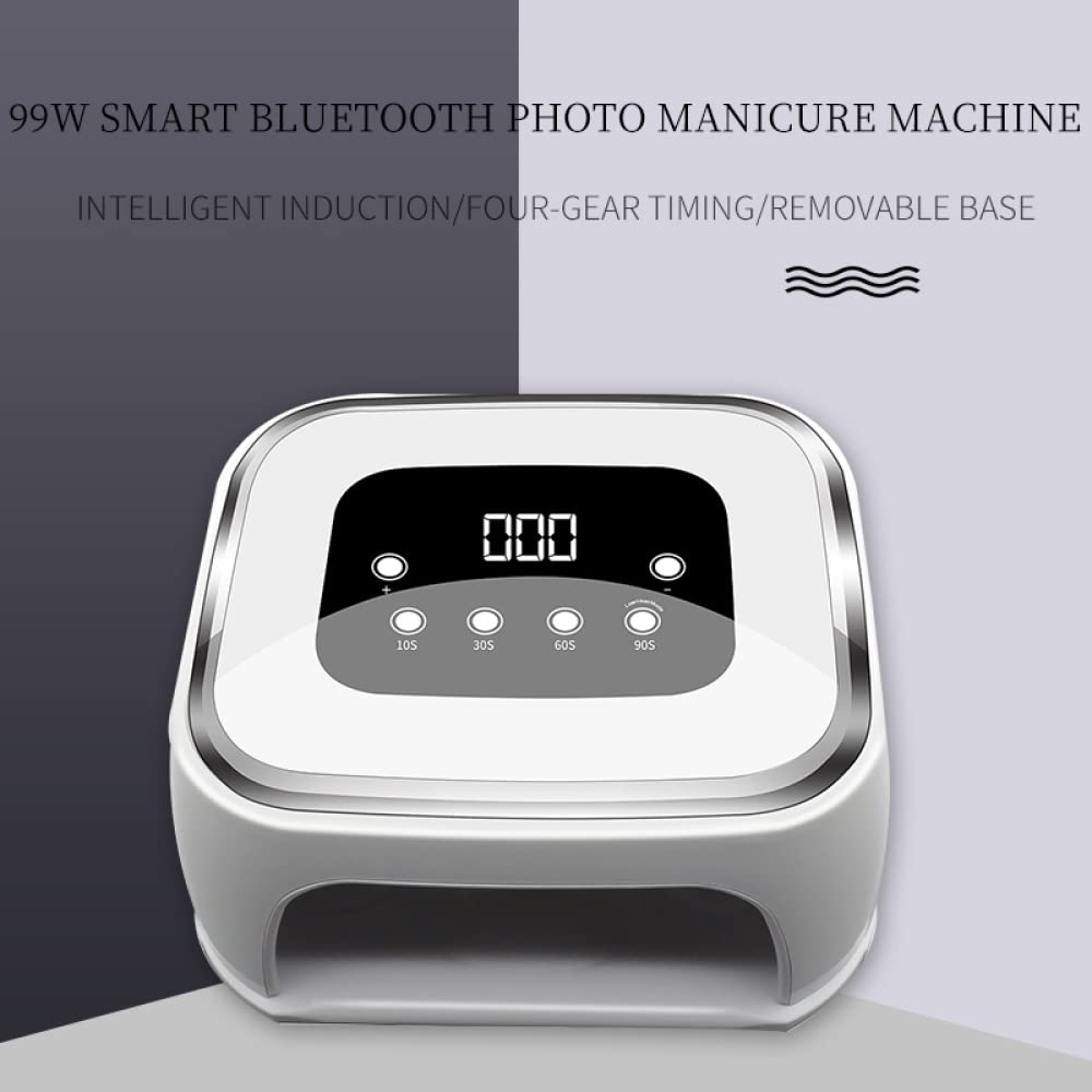 AAPIE 99 W Nagellampe 42 LEDs UV-Eislampe mit Timer-Einstellung Automatischer Sensor LCD Professionelle Salon-Uv-Nagellampe für Fingernägel und Zehennägel