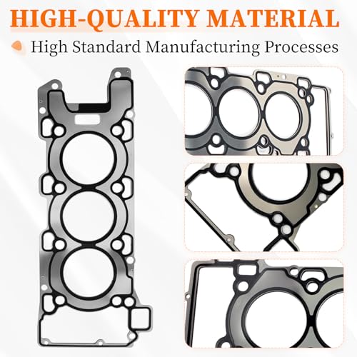 Image of Engine Cylinder Head Gasket Set AJ126 Compatible with Jaguar F-Pace 2017-2020, F-Type 2014-2020, XF 2014-2020, XJ 2014-2019, XE 2017-2019 3.0L V6, Discovery LR4 2014-2016