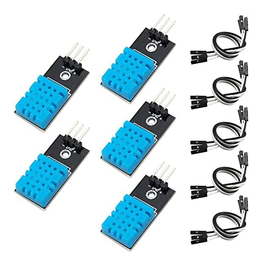 Fasizi 5 unids de sensor de humedad de temperatura módulo digital para Arduino Raspberry Pi 2 3