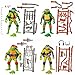 Teenage Mutant Ninja Turtles: Mutant Mayhem Basic Figure Turtle 4-Pack Bundle by Playmates Toys