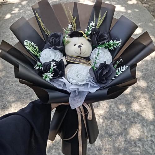 Image of Oasis Frosted Red Bouquet Wrapping Roll | Premium Korean Style Flower Wrap for Fresh Flowers & Gift Packaging | Florist Essential Supplies | 60 Micron - 25 Meter Long