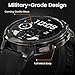 KOSPET Tank T4C Smart Watch for Men with LED Flashlight, 1.5” AMOLED Display, Dual-Band GPS&Compass, 50-Days Battery, 24/7 Heart Rate/Sleep Monitor, 50m Waterproof, Bluetooth Call/Walkie-Talkie