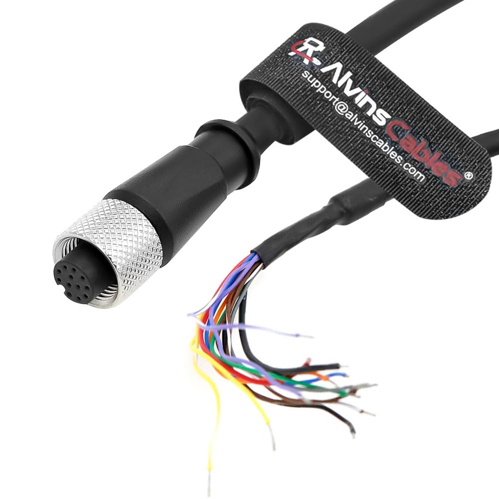 In-line Audio series ケーブル 16コネクタ Amazon.com : Alvin's Cables M12 A-Code 12 Pin Female to Open End