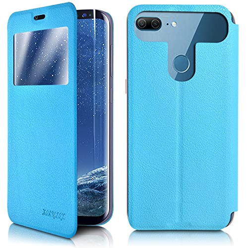 Karylax S-View Schutzhülle für Smartphone EdenWood W55HD, Hellblau