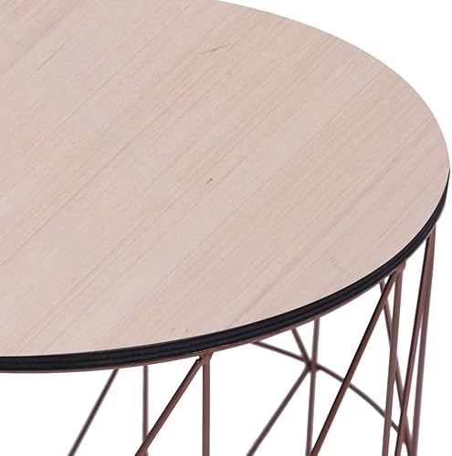 Miniatura 56 de 1 mesa auxiliar con marco de metal, mesa auxiliar blanca para sala de estar, hogar, oficina, 18.5 x 22.4 pulgadas Blanco,Negro