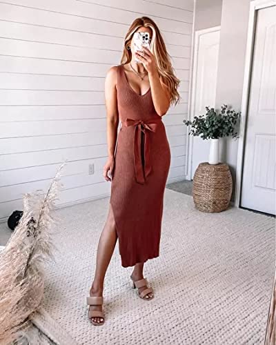 Ermonn Womens Two Strap Heeled Sandals Velcro Slip On Square Open Toe Stiletto Faux Leather Backless Mule Heels Slippers #TOP6