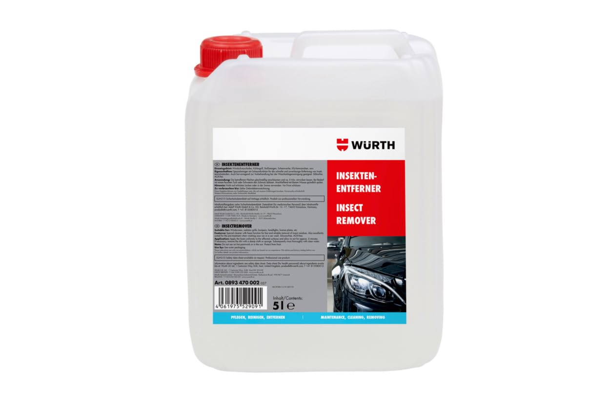 Würth 0893470002 Nettoyant anti-insectes avec formule spéciale mousse Bidon de 5 l
