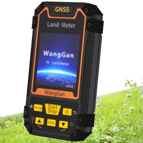Equipo de encuesta GPS de mano, navegación en tiempo real de alta precisión, medidor de tierra GPS recargable para registrar datos históricos y rastreo