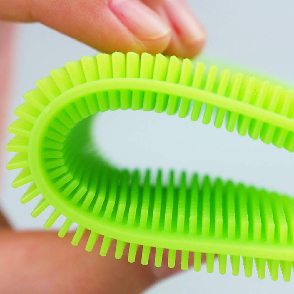 Silicone Sponge, 1 Piece, Dishwasher Tool, Kitchen Cleaning, Kitchen, Dining Room and Bar Battery Cleaning Brush Household (Green, One Size)