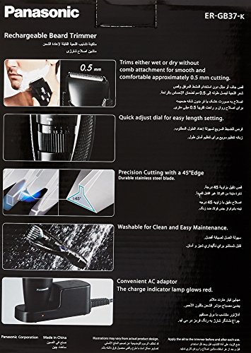 Panasonic Er-Gb37 Wet And Dry Hair/Beard Trimmer, 220 Volt #TOP2