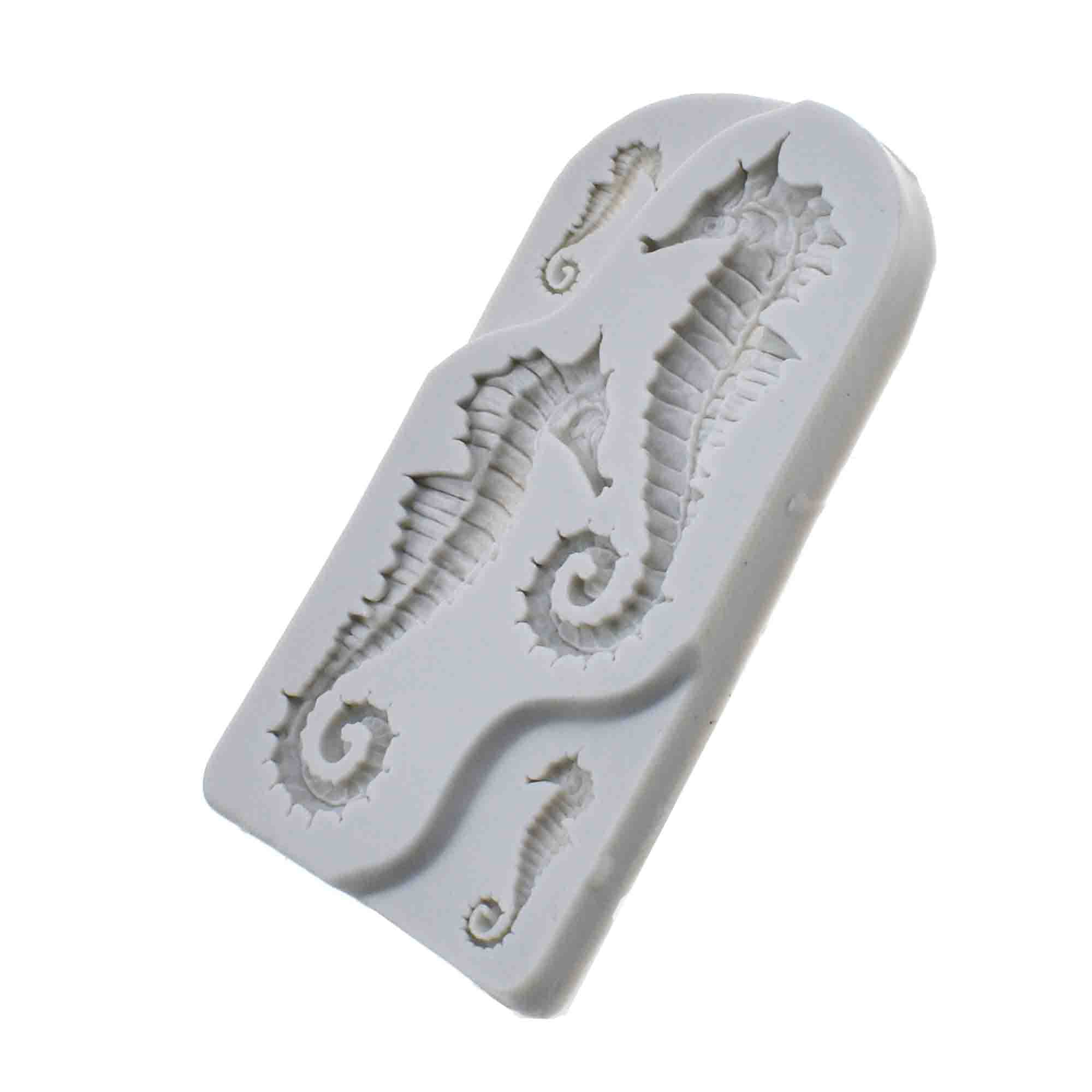 New Seahorse Shape Fondant Cake Mold Candy Chocolate Silicone Mold Cookies Biscuits Mould