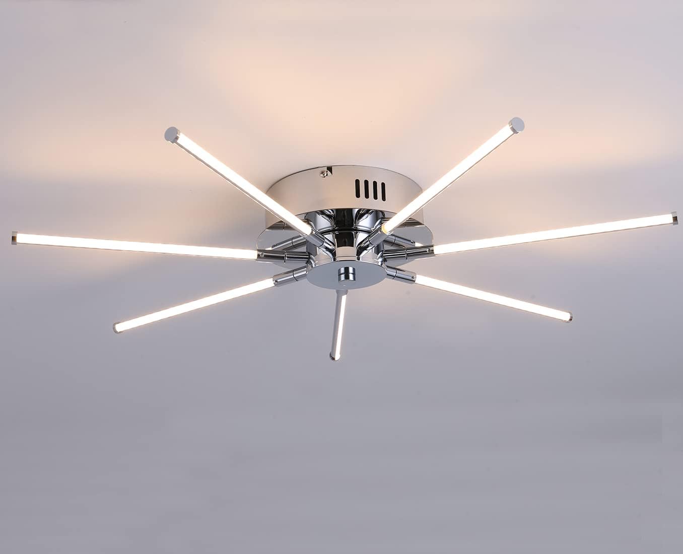 Modern Ceiling Light Easy to Install Flush Mount Ceiling Lamp Acrylic Lampshade Chandelier for