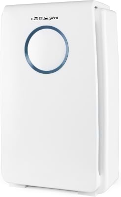 Orbegozo PU 1000 – Purificador de aire con filtro HEPA, 5 etapas de purificación, área hasta 35 m2, temporizador, panel táctil, contra alérgenos y olores, 45 W
