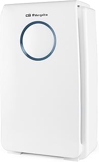 Orbegozo PU 1000 - Purificador de aire con filtro HEPA, 5 etapas de purificación, área hasta 35 m2, temporizador, panel táctil, contra alérgenos y olores, 45 W