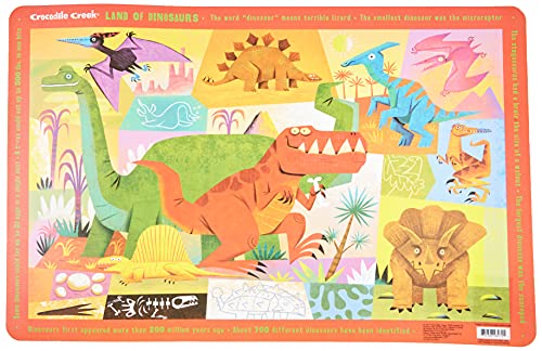 Crocodile Creek, Placemat Land Of Dinosaurs #TOP9