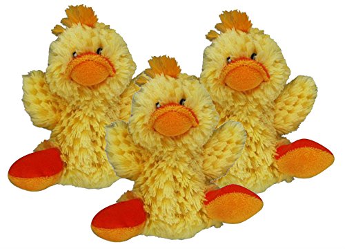 Kong Dr. Noy's Platy Duck Plush Dog Toy (Set Of 3) #TOP30