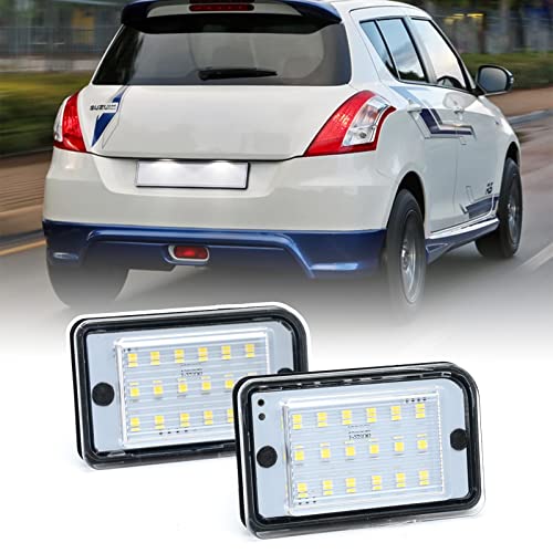njssjd LED Kennzeichenbeleuchtung Kompatibel mit Suzuki Swift 2011-2017 Xenon