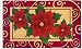 3x5 Poinsettias Flag Christmas Banner Holiday Decoration New