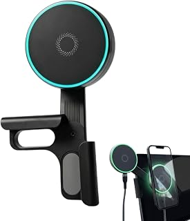 Magnetic Car Screen Phone Mount Wireless Charger Holder For Drivers Travel | Car Screen Phone Mount Magnetic Wireless Charger Cellphone Holder Auto Display Screen Phone Bracket For Drivers Travelers