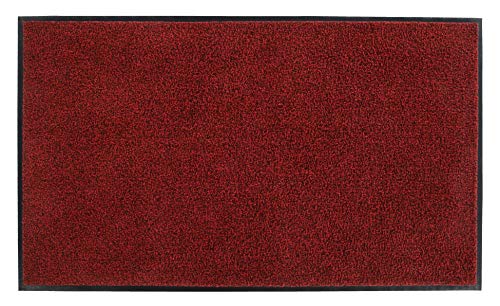 Guardian Platinum Series Indoor Wiper Floor Mat, Rubber with Nylon Carpet, 2'x3', Brown - Thumbnail 3