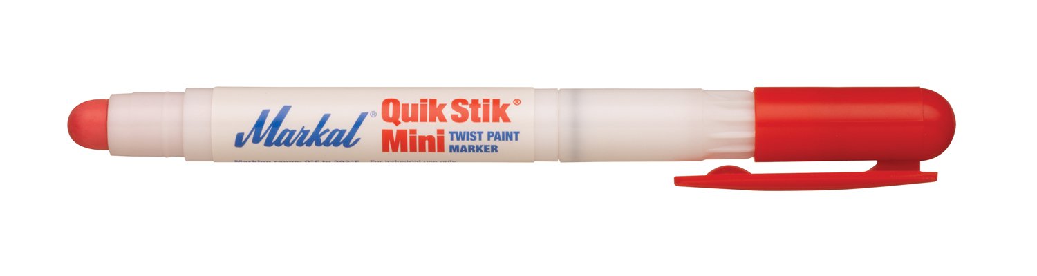 Markal61128 Bullet Quik Stik Mini (12 Pack), Red (Pack of 12)