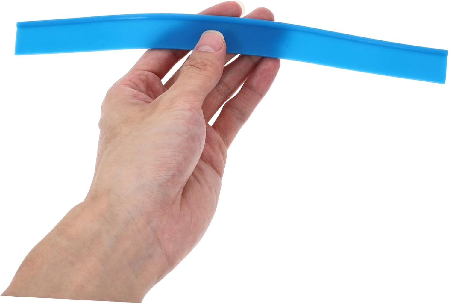 3pcs Flexible Squeegee Blades for Window Cleaning Replacement Strips for Glass Squeegees Cars Shower Doors and Bathroom Mirrors Blue Refills