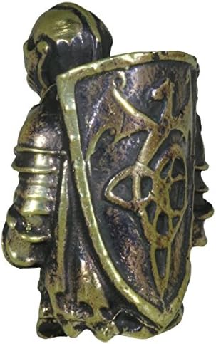 Jig Pro Shop Paracord/Lanyard Bead in Brass by Russki Designs (Knight Crusader (Brass))