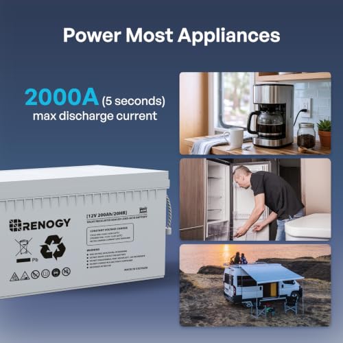 Renogy 12V 200Ah AGM Battery