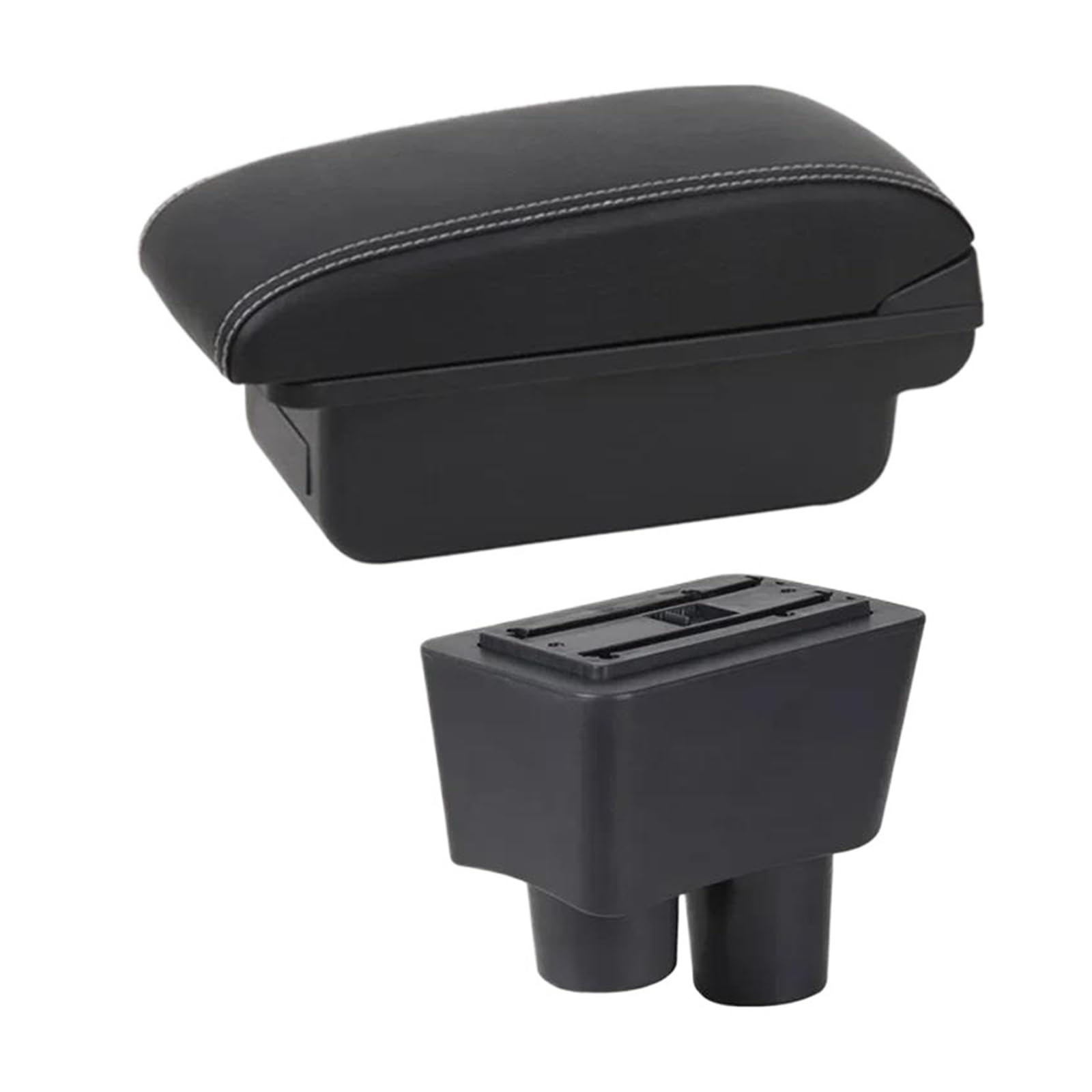 Otbehuwj B1 White Line Car Armrest Box Interior Retrofit Storage Box For Nissan For Almera For Versa