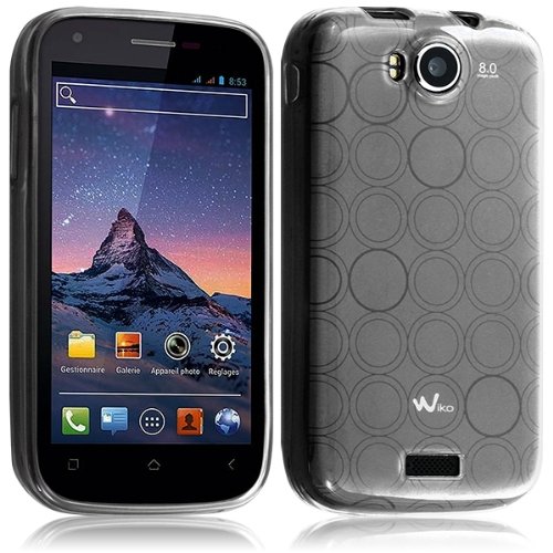 Seluxion - Housse Coque Gel Cercle pour Wiko Cink Peax/Peax 2 Couleur Translucide