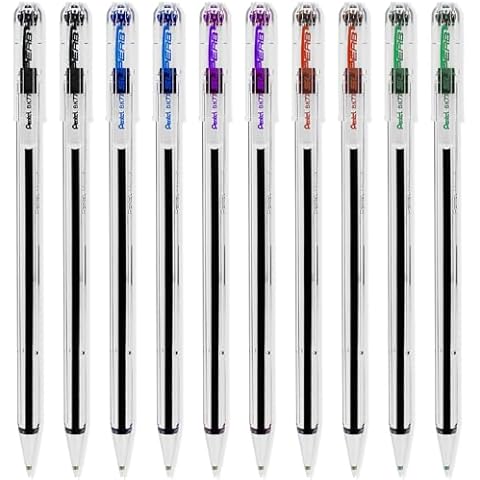Pentel Superb Ballpoint Pens Pack of 10 Cover