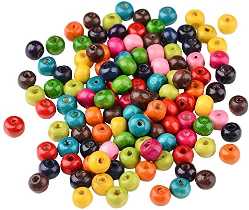 GIFTI SKY Wooden Beads 500pcs 8mm Multi for Jewelry Making, Bags,Toran, Bandhanwar DIY Art and Crafts (B098R9GH5G) Amazon Price History, Amazon Price Tracker