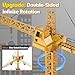 Mini Tudou 6 Channel Infinite Rotation Remote Control Tower Crane Toy 50.4 inch 2.4GHz RC Construction Toy Lift Model with Tower Light & Sound for Boys