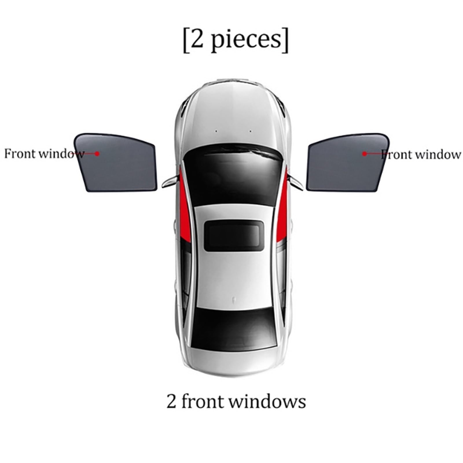 Parasol Lateral Coche Para BMW 5 Series F10 F 10 2009 2010 2011 2012 2013 2014 2015 2016 2017, Parabrisas Delantero De Coche Cortina Ventana Lateral Trasera Parasol Parasoles Coche (Tamaño : B-2PCS F