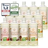 KieselGreen Bioethanol 12 x 1 Liter mit Duft für Ethanol-Kamin, viele Sorten - Bio Ethanol als Raumduft in vielen Duftnoten - Parfüm für Bio Ethanol Kamin Indoor oder Bioethanol Tischfeuer (M4)
