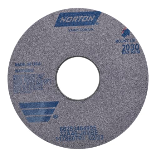 Norton 66253464995 Cylindrical Grinding Wheel,16x2x5,AO,46G