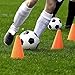Faswin 40 Pack 7 Inch Traffic Cone, Plastic Soccer Training Cones for Outdoor Activity & Festive Events, Orange
