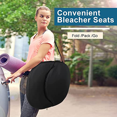 AZOD Stadium Seats Cushion for Bleachers with Strong Back Support, Folding Bleacher Seat with Lightweight,6 Reclining Positions, Multifunctional Floor Chair for Indoor or Outdoor Portable Seat - Image 7
